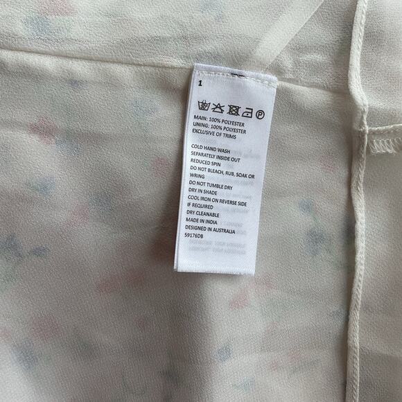 Bardot Olea Sleeveless‎ Ruffle Midi Dress Size 10 NWT - Picture 9 of 11